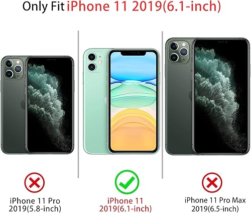 Miniatura 7 de NITITOP Funda compatible con iPhone 11 compatible con MagSafe Cute Clear Flower Floral Bear Design para niñas y mujeres, TPU suave a prueba de