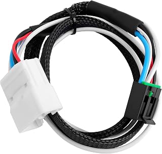 Zhushan Trailer Brake Controller Wiring Harness,Simple Brake Control Connector, Compatible with Select Toyota Tacoma, Tundra