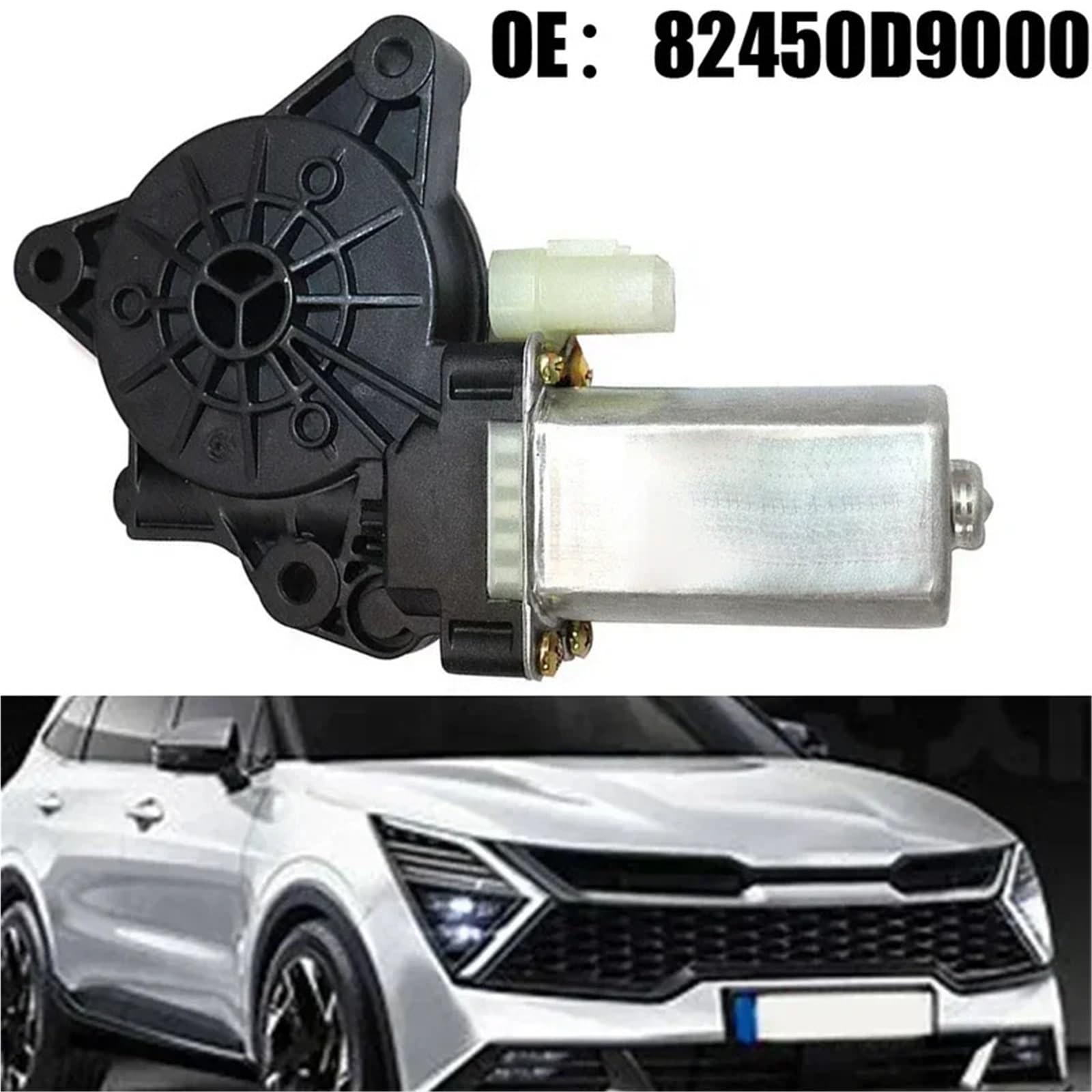 Lewy przedni silnik szyby po stronie kierowcy, pasuje do Kia, pasuje do Sportage 2017-2021, numer części 82450D9000 cicha praca