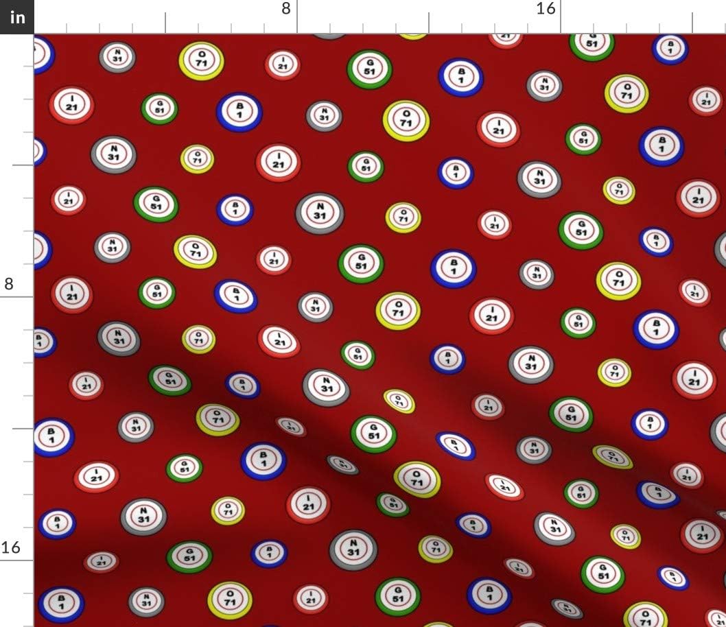 Spoonflower Fabric - Balls Gaming Gambling Casino Games Vintage Stripes Printed on Petal Signature Cotton Fabric by The Yard - Sewing Quilting Apparel Crafts Decor