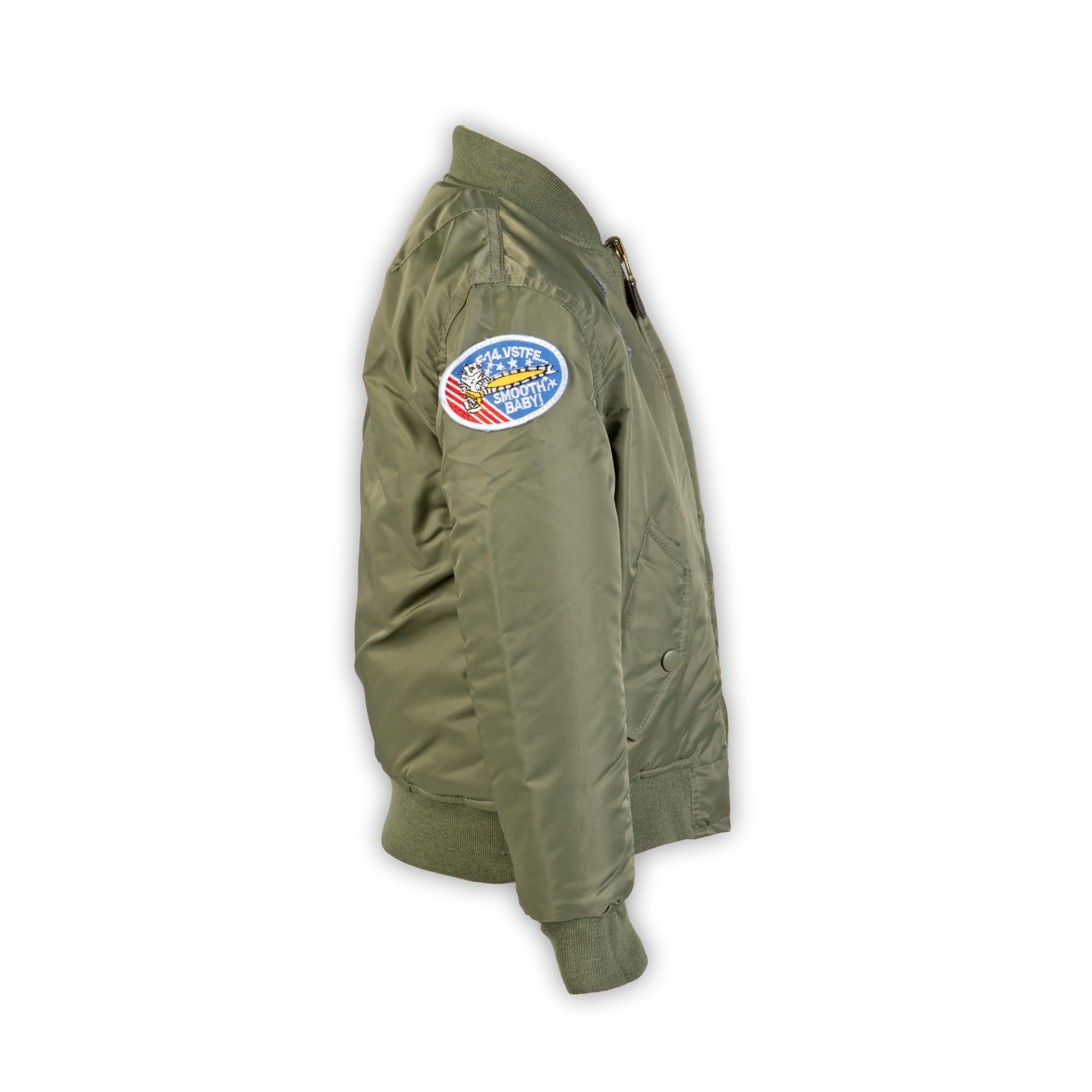Mil-Tec Giubbotto Kids Ma1® Con Distintivi Va Giacca Unisex - Adulto