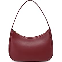 CYHTWSDJ Women's Shoulder Bag, Cute Hobo Tote Handbag Mini Clutch Purse Zipper Closure Cherry Red, Cherry Red