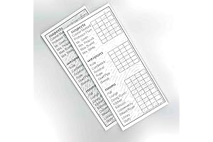 Clue 2 Classic Replacement Card Notepad Sheets for Deduction Card Game of Mystery
