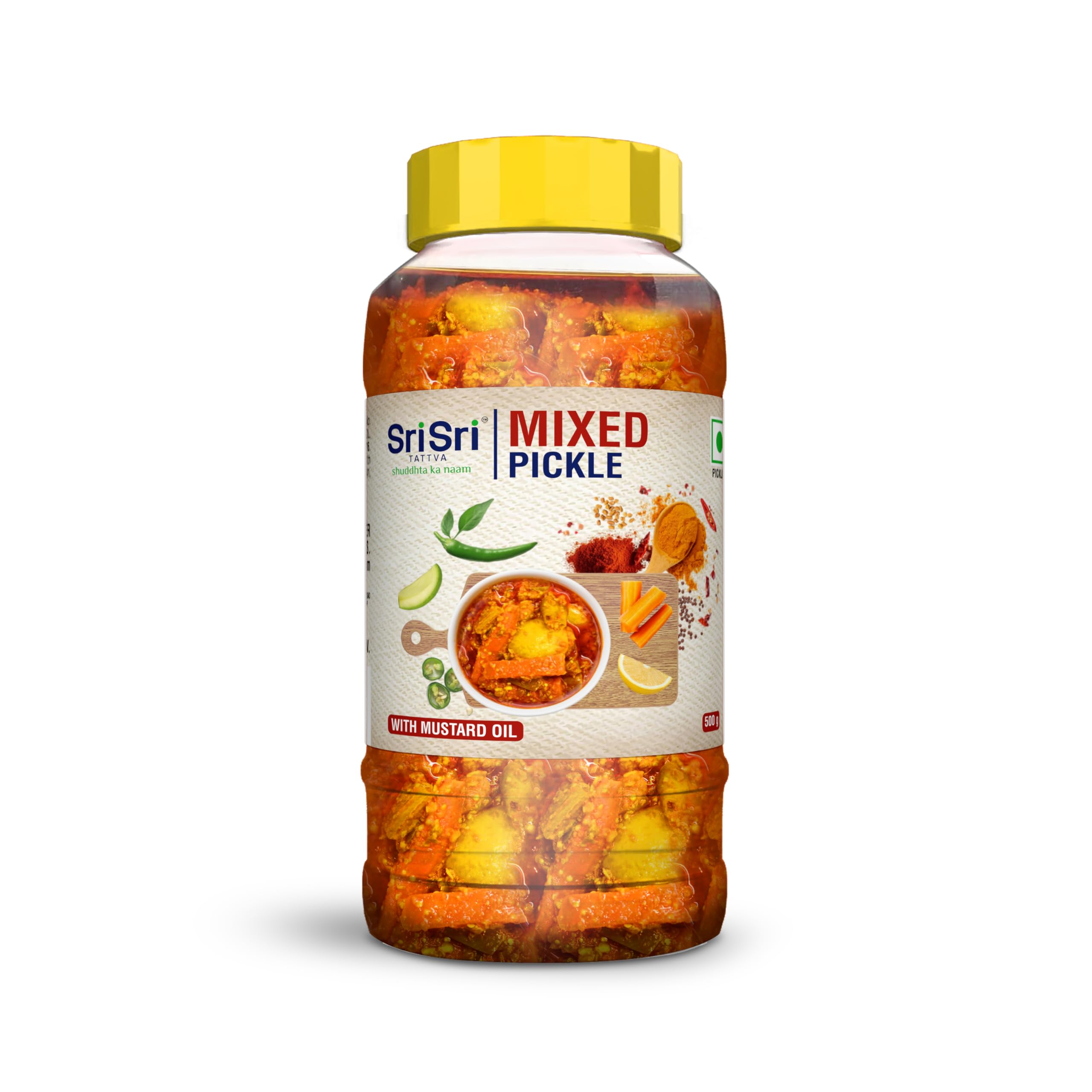 Sri Sri Tattva | Mixed Pickle | 500g | Pack of 3-image-46
