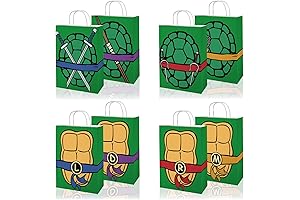 TACCTS 12 Pcs TMNT Party Bags for Cowabunga Celebrations