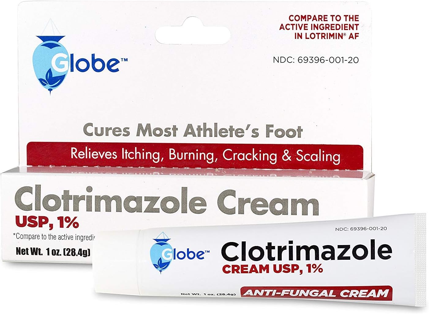 Clotrimazole Antifungal Cream 1% USP 1 Oz, Compare to the name brand Active Ingredient (1 Tube/Pack) : Health & Household