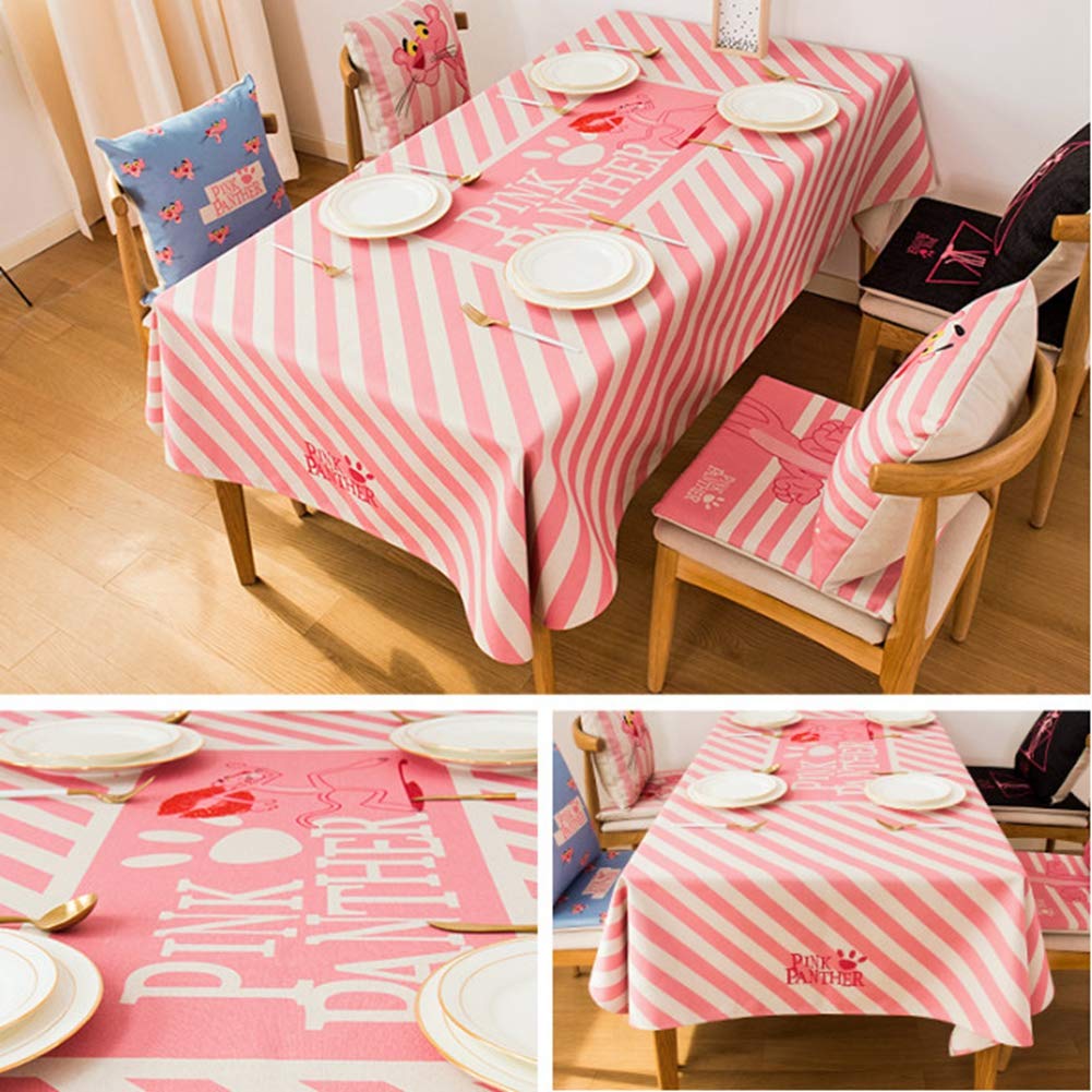 Patdrea Leopardenmuster Tischdecke 140x180 Cm – Weiche Leinentischdecke Für Küche, Esszimmer & Feste
