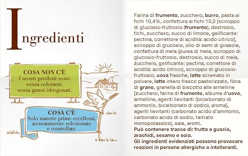 Miniatura 2 de Mulino Bianco: Galletas "Settembrini" con higos - 8.81 oz (250 g) Paquete de 4 [Importación italiana]