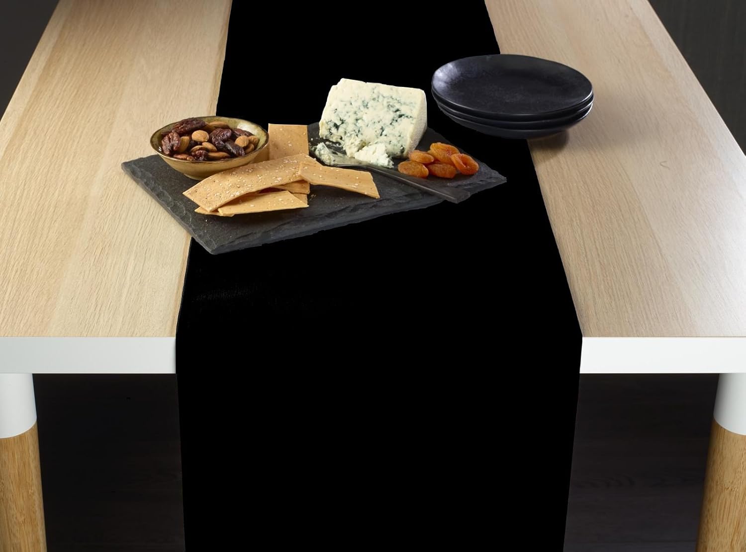 Black Milliken Signature Table Runner 12" x 72"