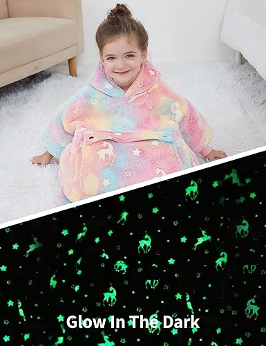 Miniatura 3 de Manta con Capucha Usable NOUKOW Manta Sherpa de Gran Tamaño Sudadera de Franela con Bolsillo Grande