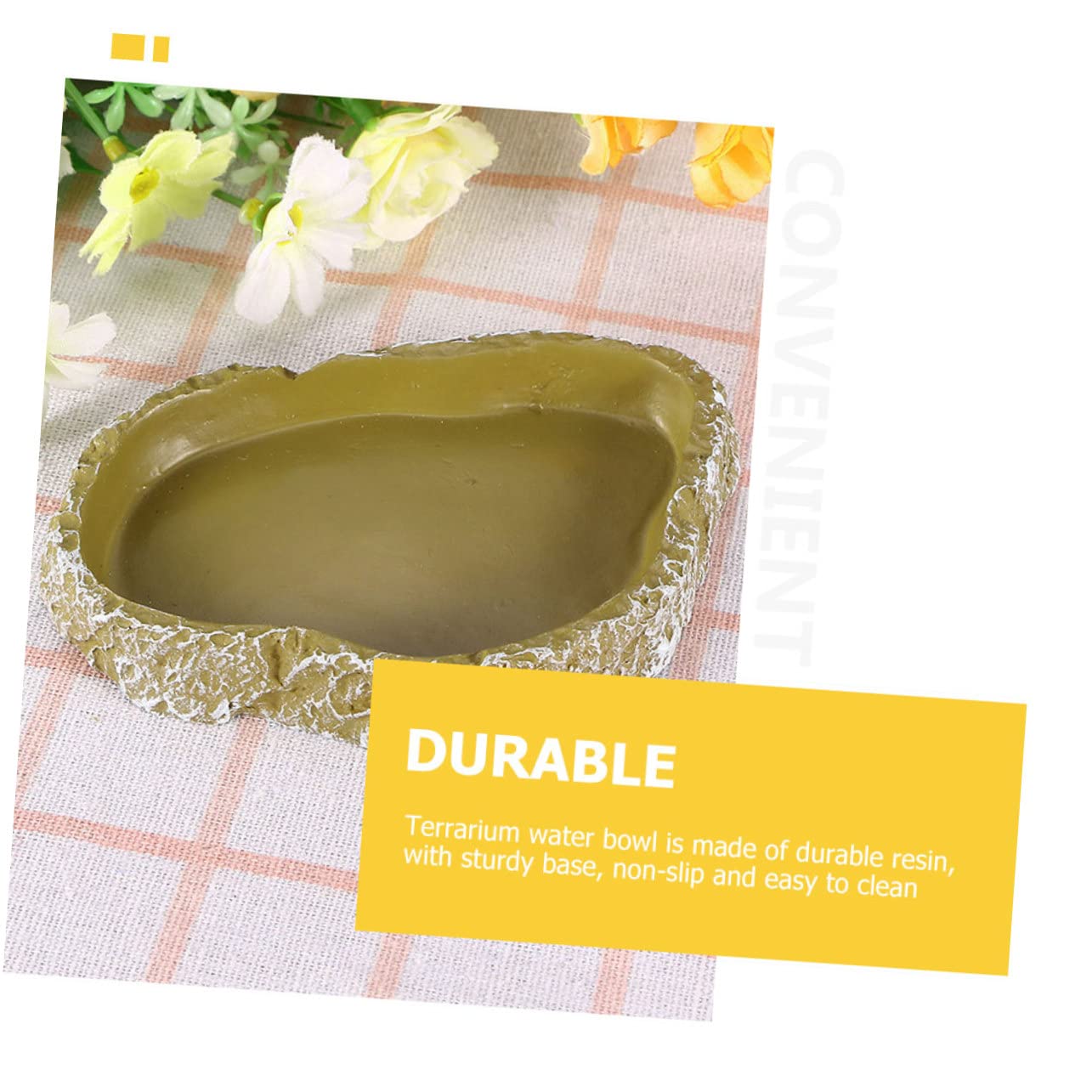 Cuenco de agua para reptiles Cuenco for alimentación de reptiles, 6 piezas, cuenco for reptiles, cuenco for comida de tortuga, cuenco for reptiles, comedero for reptiles, cuenco for alimentación de to