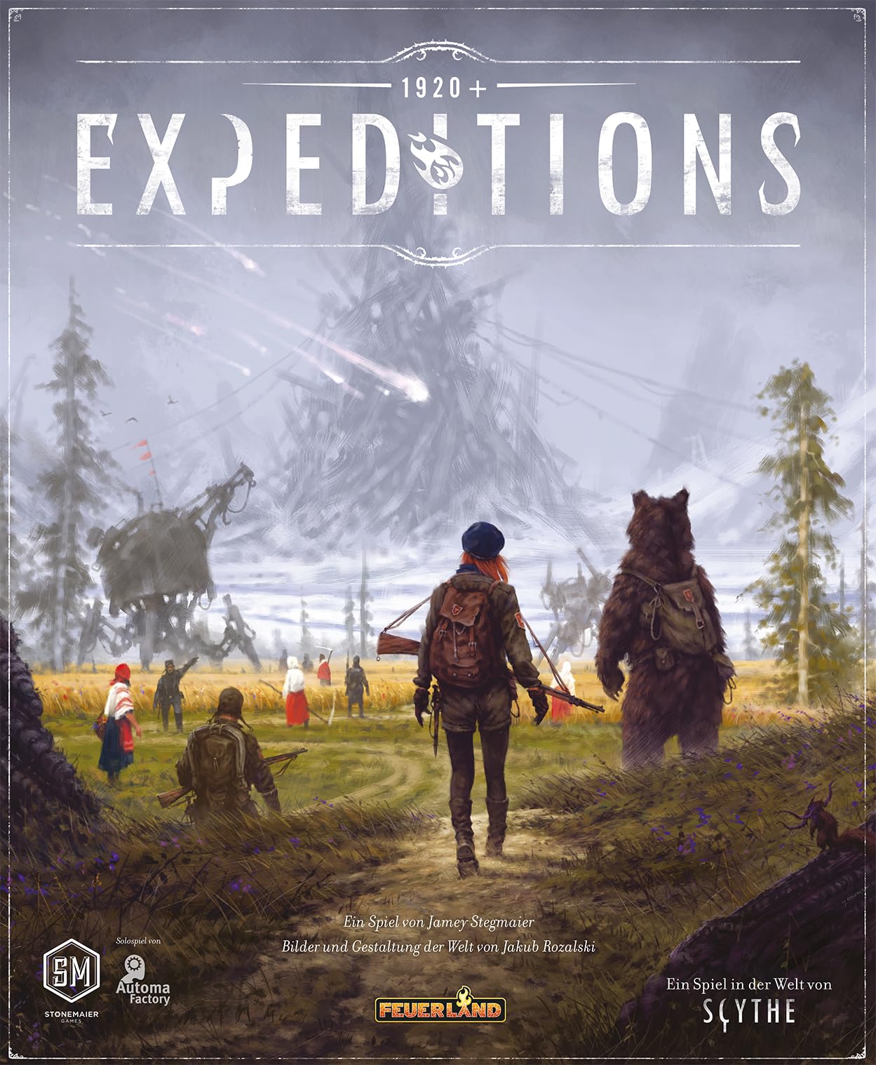 Feuerland Spiele 31025 Expeditions Brettspiel, Earthy Tones