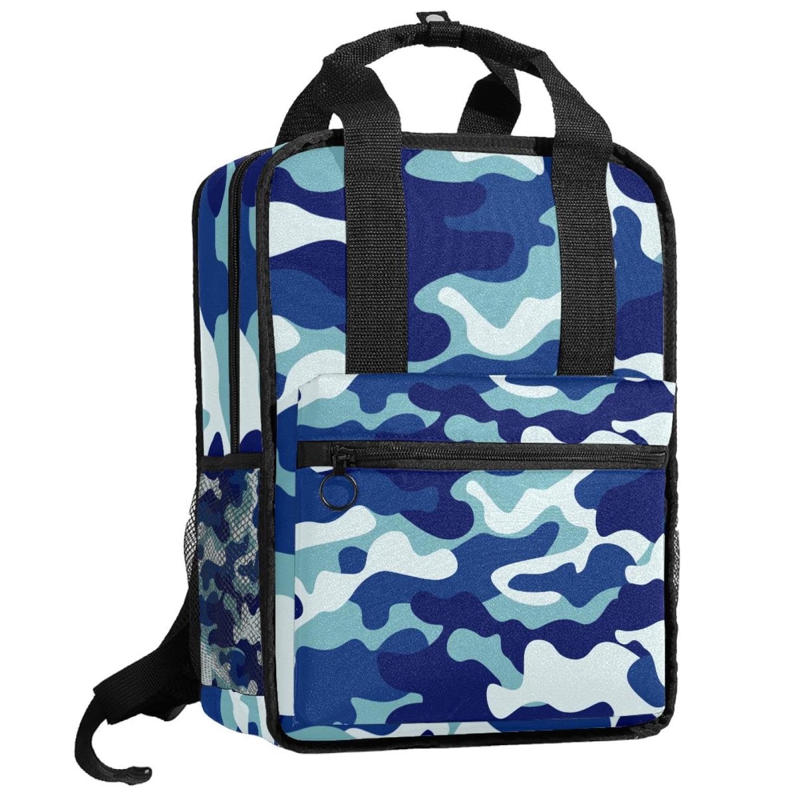 Sac à dos garçons réglable multicolore camouflage 26cm - 8