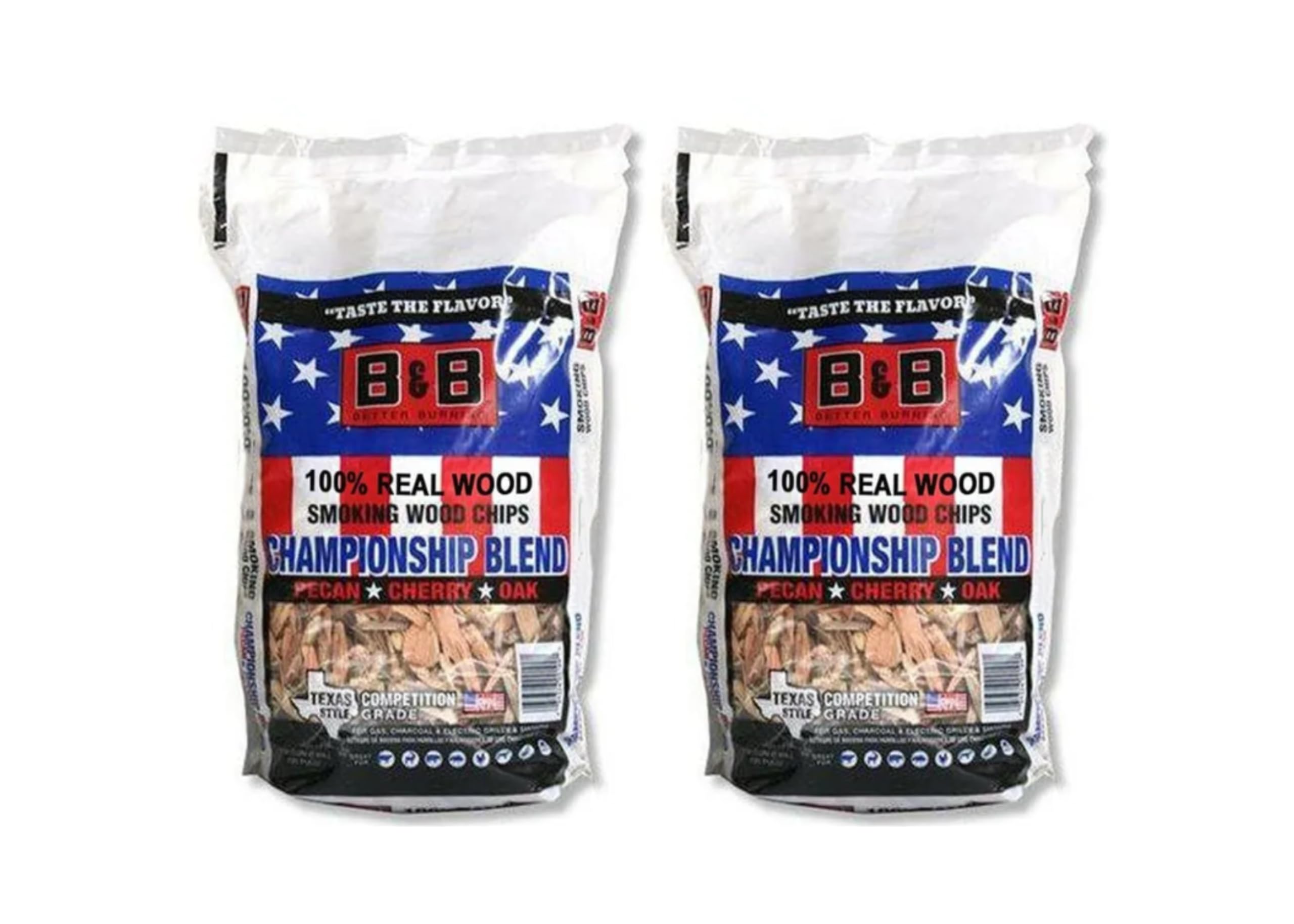 B&B Charcoal Smoking Chips 2-Pack