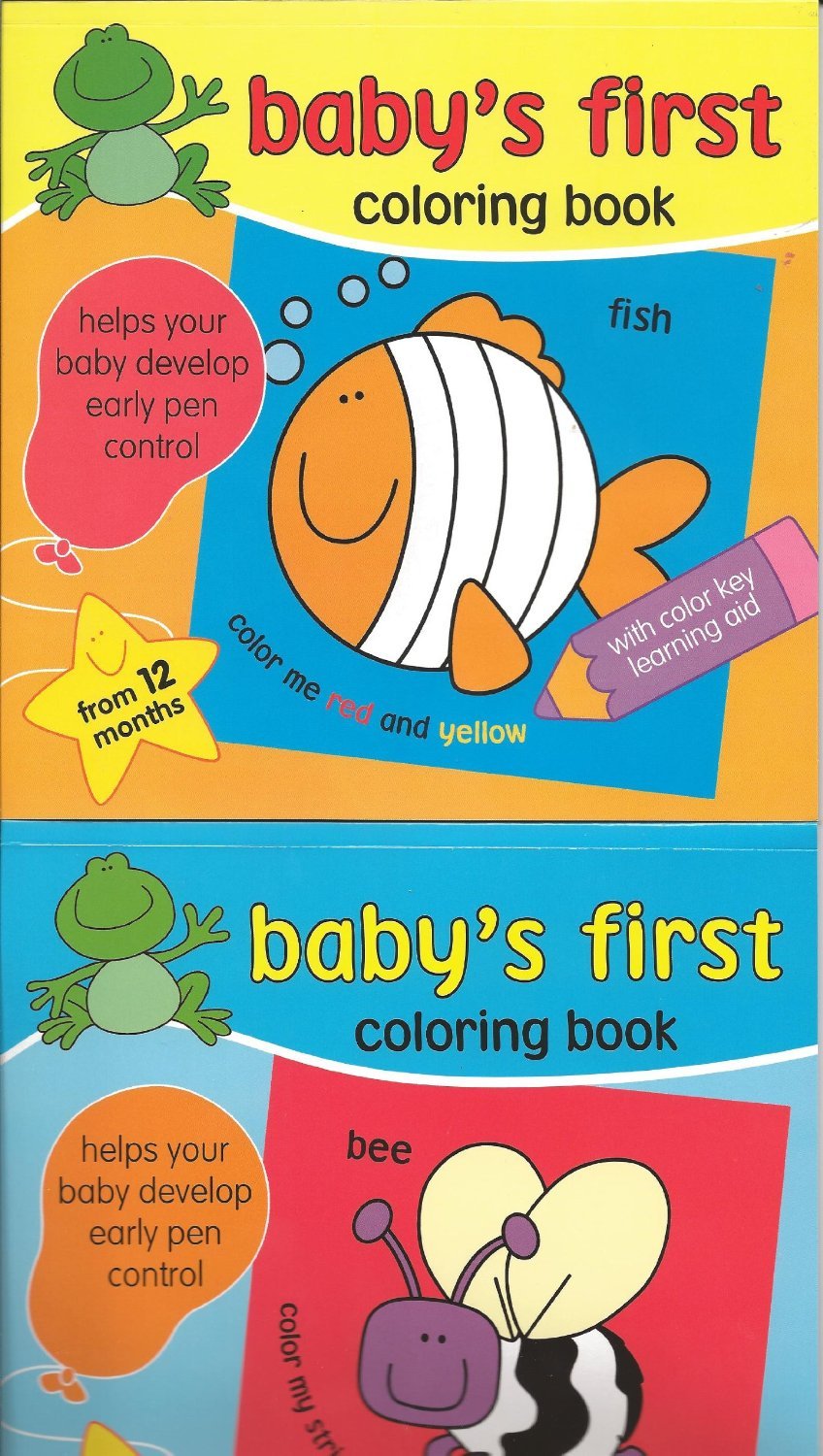 Baby's First Coloring Book 2-Pack
