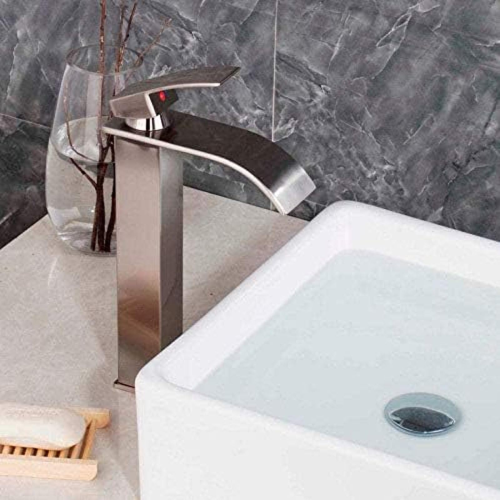 Robinet de lavabo de salle de bain à levier unique mitigeur rétro