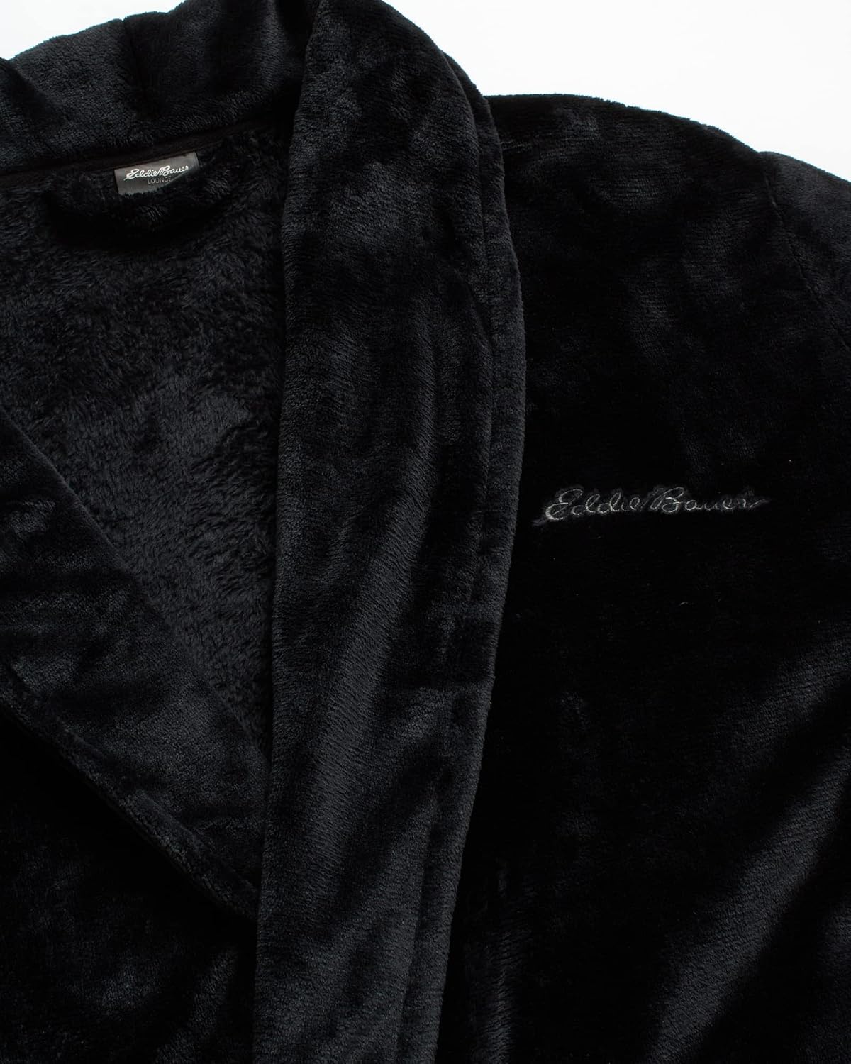 Eddie Bauer Mens Robe Plush – Fuzzy & Fluffy Fleece Spa Robes for Men | Soft Warm Winter Bathrobe with Pockets & Belt