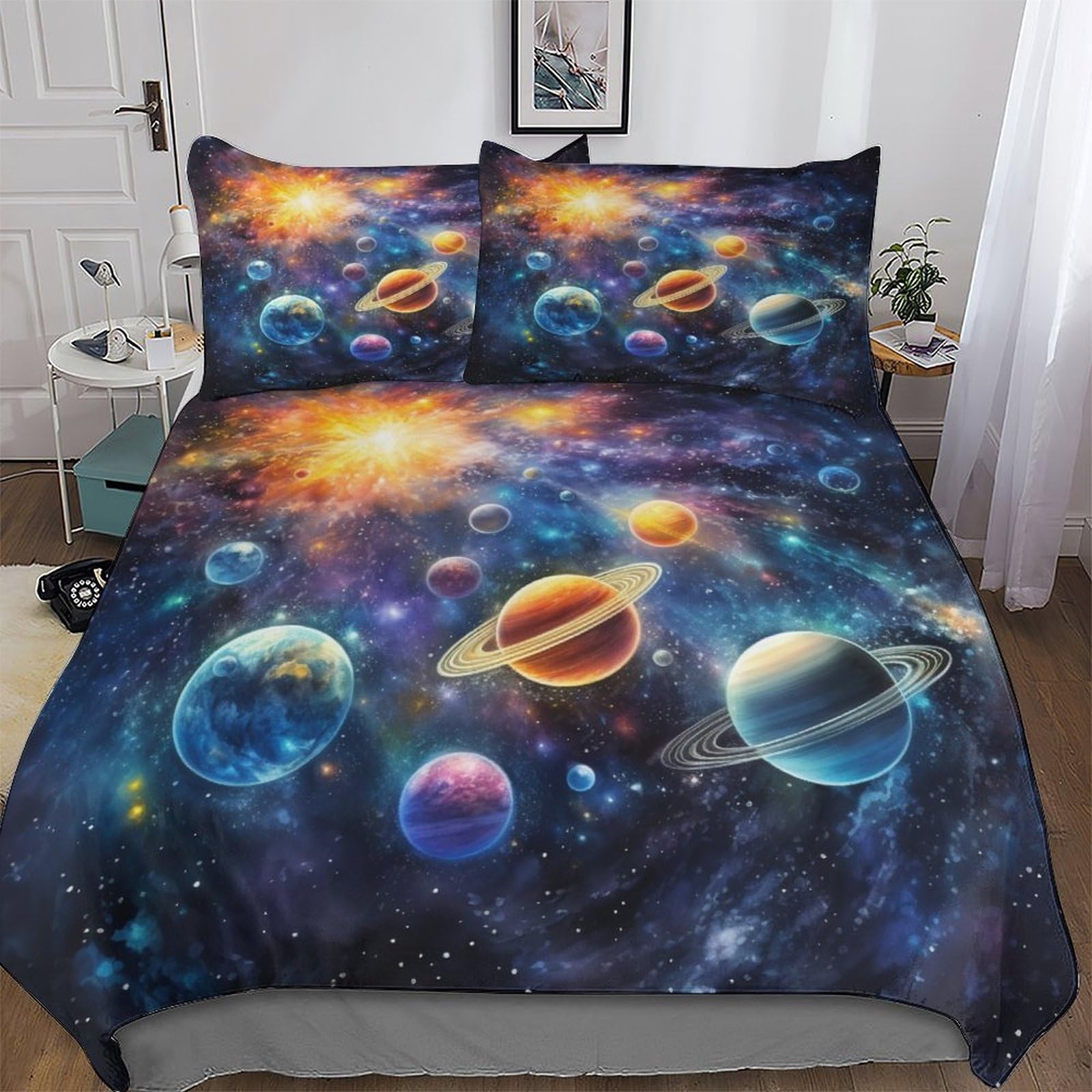 Housse de couette en microfibre hypoallergénique saine pour la peau