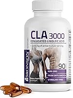 Vista 9 de ácido Linoleico Bronson CLA 3000,conjugado de potencia extra alta sin GMO, 1