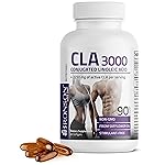 Bronson CLA 3000 Extra High Potency Supports Healthy Weight Management Lean Muscle Mass Non-Stimulating Conjugated Linoleic Acid, 90 Softgels