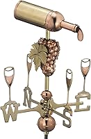 Vista 1 de Good Directions 8843PG - Veleta de vino para jardín, cobre pulido con poste de jardín