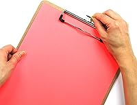 Vista 5 de Officemate Recycled Wood Clipboard, Letter Size, Low Profile Clip, 9 x 12.5 Inches (83219), Each, Brown