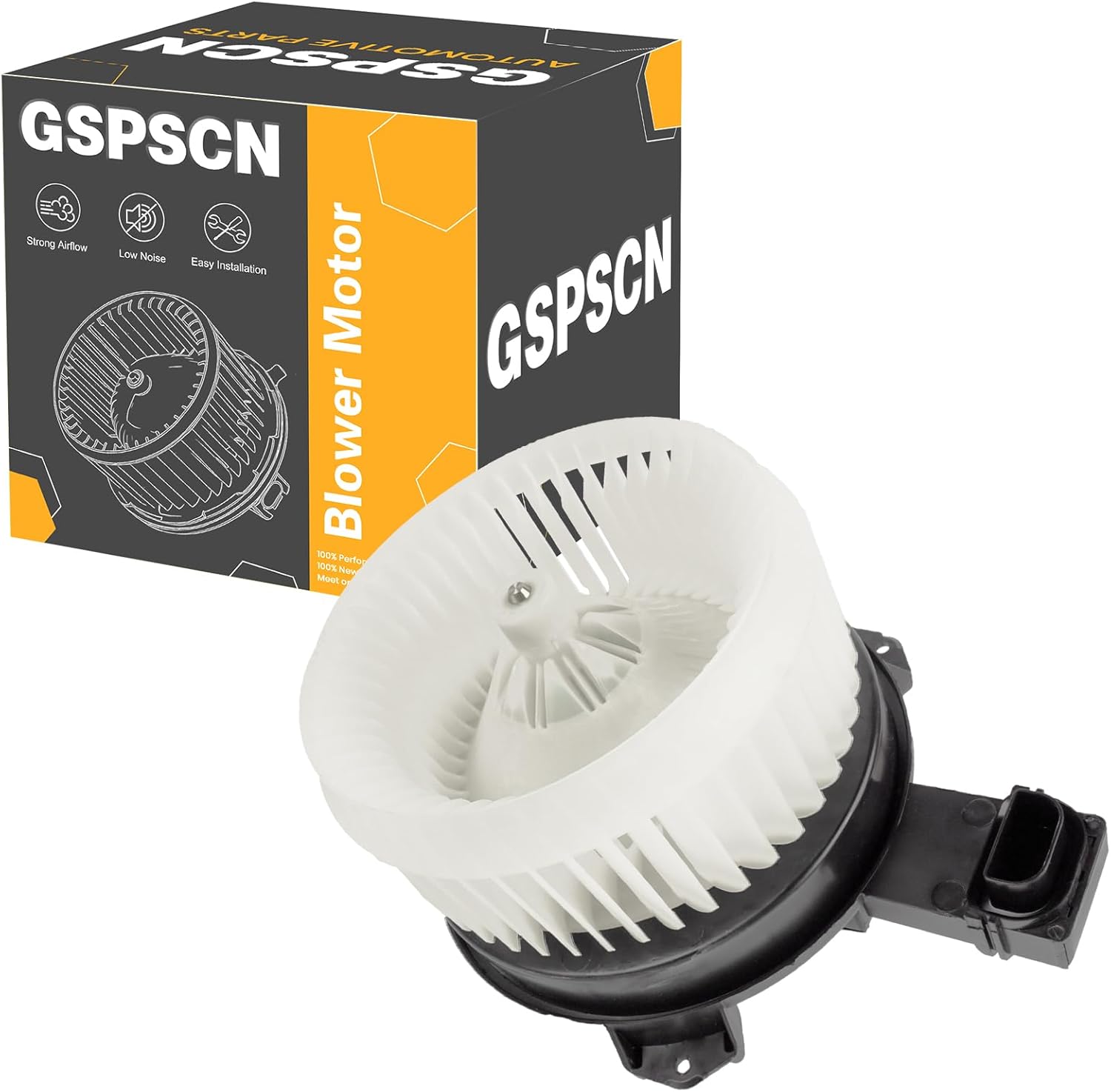 GSPSCN AC Blower Motor with Fan for Honda 2012-2016 CRV CR-V，2013-2015 Civic，2013-2017 Accord | Acura 2015-2018 RDX，2016-2017 ILX - HVAC Heater Blower Motor 700260，79310-T0A-A01，PM4038，79310-T2F-A01