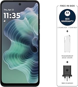 MOTOROLA G35 5G, 8 Go RAM, pSIM + eSIM, 128 Go ROM, UNISOC T760, écran 6,7 po FHD+ 120 Hz, Android 14, noir minuit (version internationale)