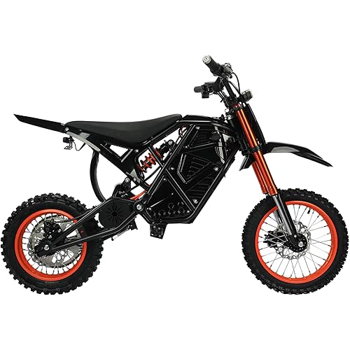 Windone RM7 Electric Dirt Bike for Teens Adults Age 13+, 2200W Ebike, 48V 22.5Ah Up to 37MPH & 45-Mile Electric Motorcycle, 14"/12" Off-Road Tire E-Bike, Dual Hydraulic Brakes, Full Suspension, Black