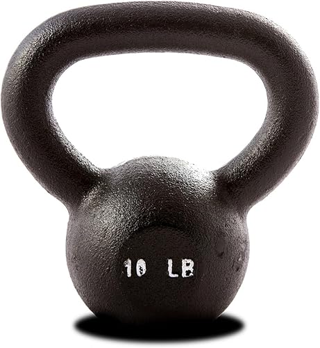 Vista 17 de York Barbell Kettlebell Weights – 5lb to 80lb Cast Iron Kettlebells with Matte Black Finish – Full Body Strength Training & CrossFit Conditioning