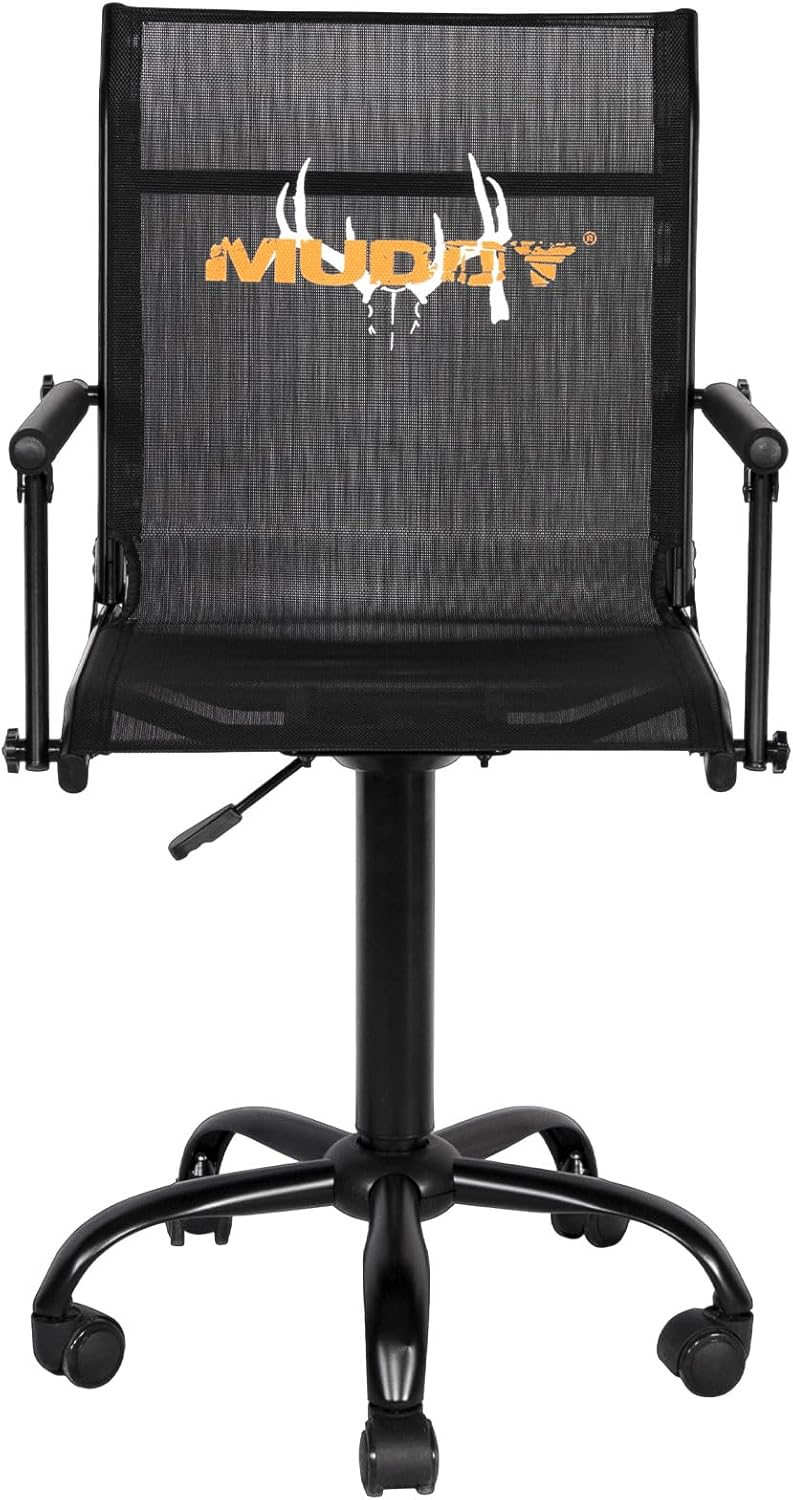 Muddy Logo Rolling Swivel Hunting Blind Chair
