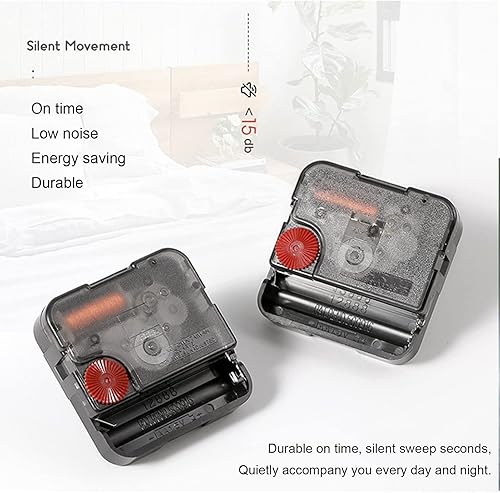 Miniatura 6 de Reloj de pared redondo grande, minimalismo ahuecado 3D, silencioso, sin tictac, moderno, decorativo de gran tamaño para sala de estar interior,