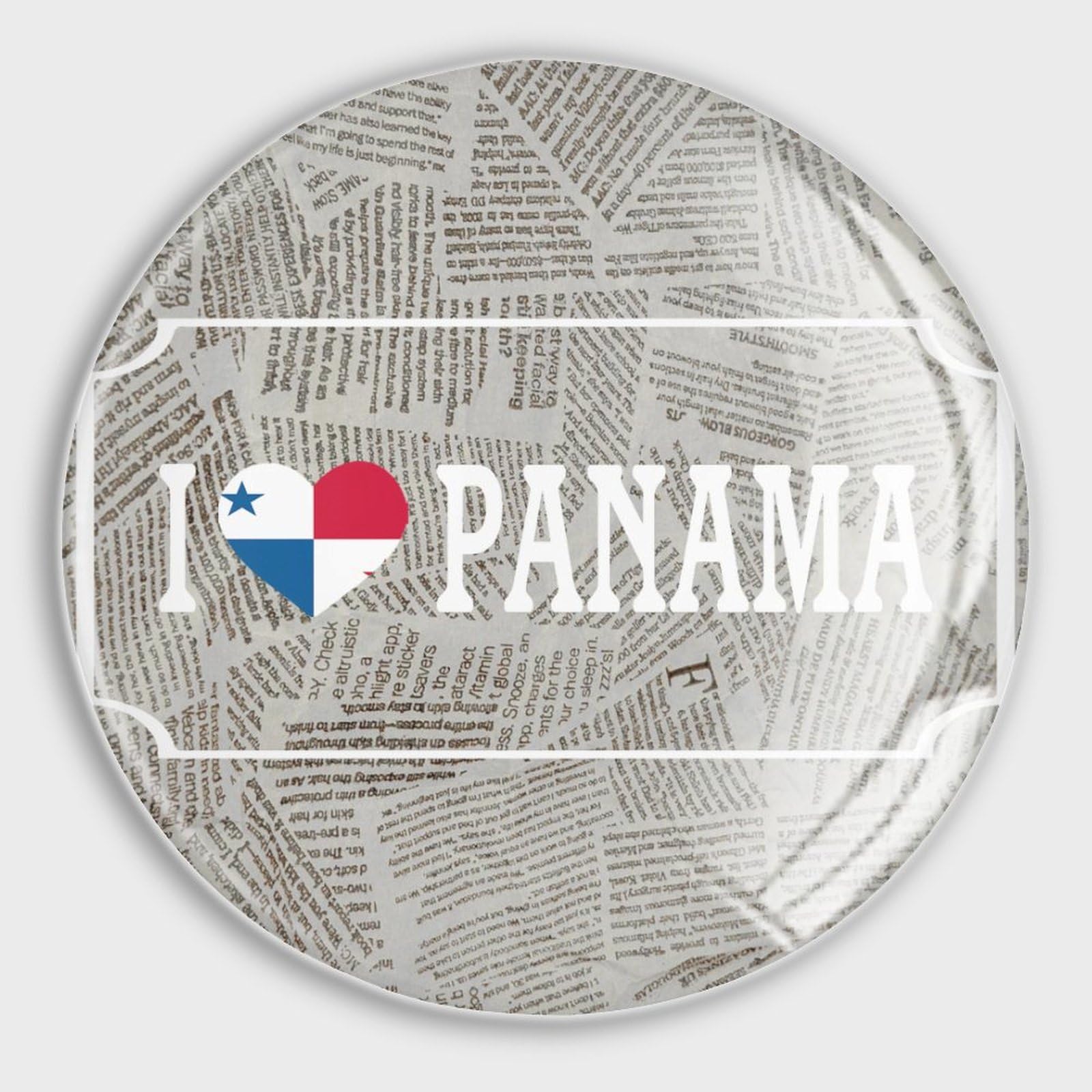 Aimants de réfrigérateur Panama en verre, idée cadeau souvenir pour vos proches