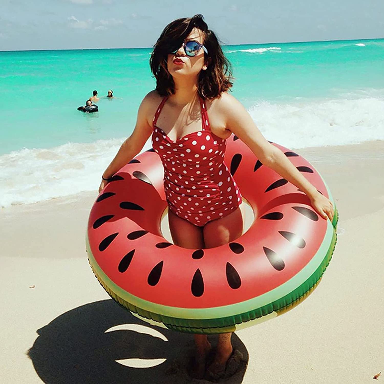 large inflatable rubber ring