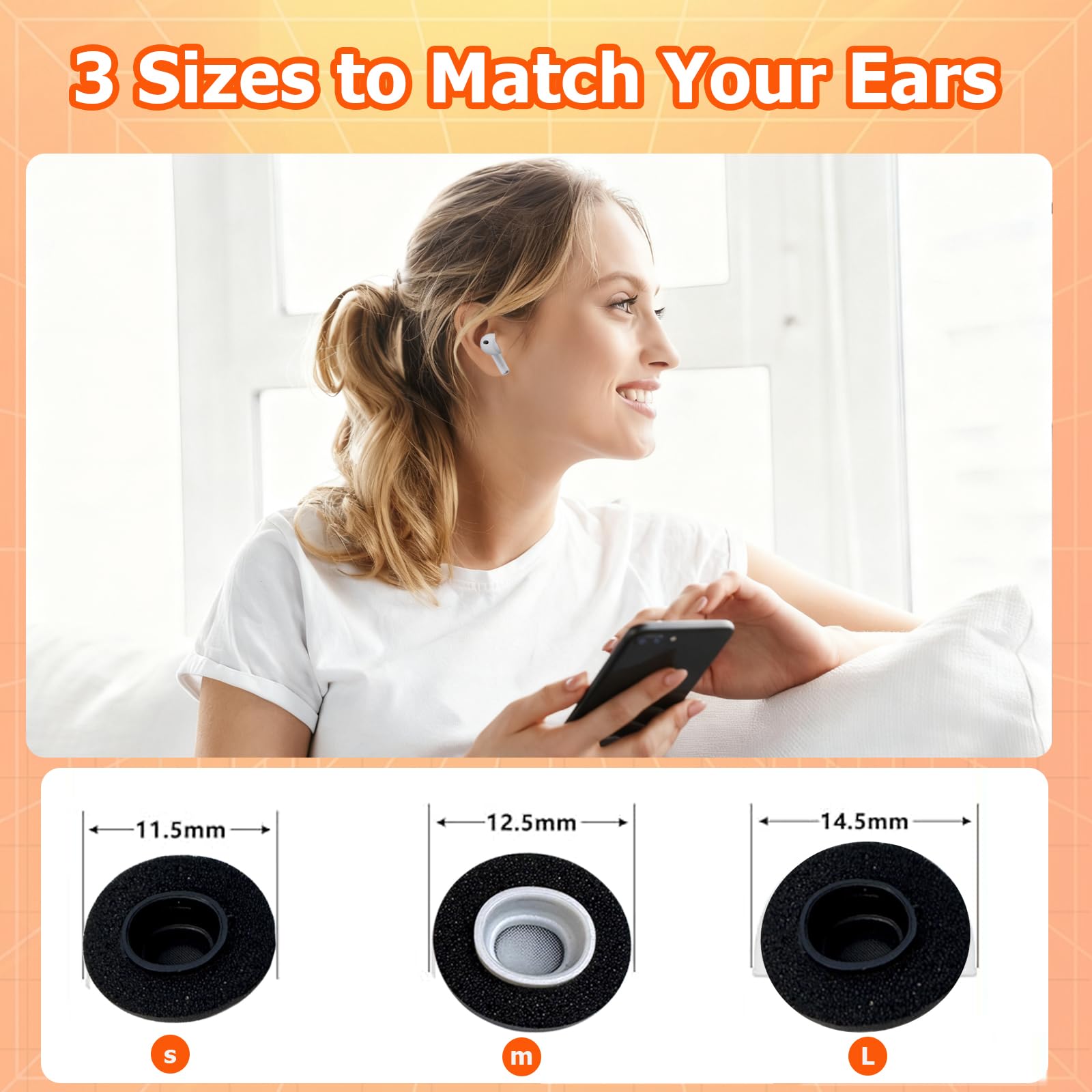 Amazon | AirPods Pro 3用低反発素材チップ シリコンイヤーチップが