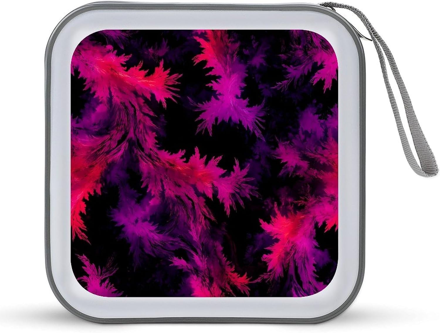 Wicked Feather Tie-Dye Protective CD Case Storage Rack 40 Capacity DVD Holder Organizer Car Travel
