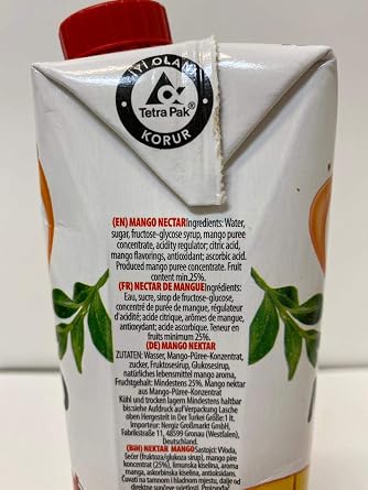 Meysu Mango Nektar 1 lt