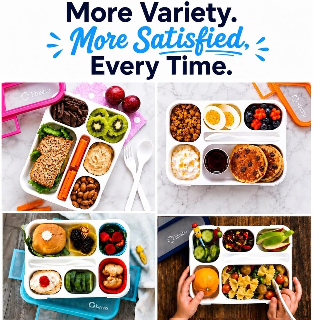 Bento Box Lunch Box Kids Adults