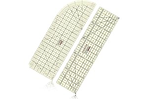 2 Pieces Hot Hem Ruler for Sewing