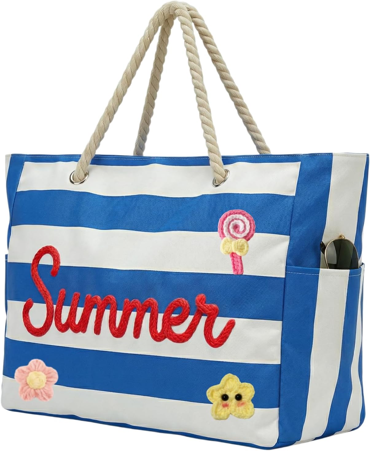 DIY Custom Embroidered Name Tote Bag