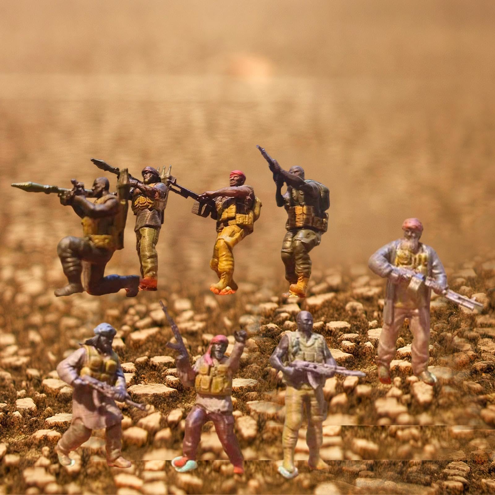 【激レア】BREITLING 兵士 フィギュア 非売品 Amazon | Xgdsnly 8個 1:64 ミニ中東兵士フィギュアモデル ミニチュア