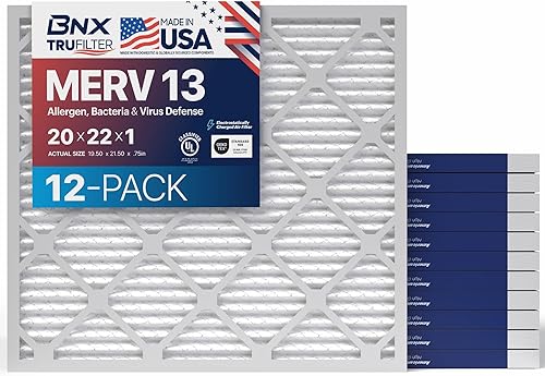 Miniatura 51 de BNX TruFilter - Filtro de aire 14 x 25 x 1 MERV 8, electrostático plisado para defensa contra polvo y mascotas, para aire acondicionado, HVAC
