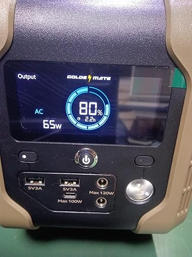 Amazon.co.jp: GOLDENMATE Thunder 280 ポータブル電源 277Wh リン酸鉄