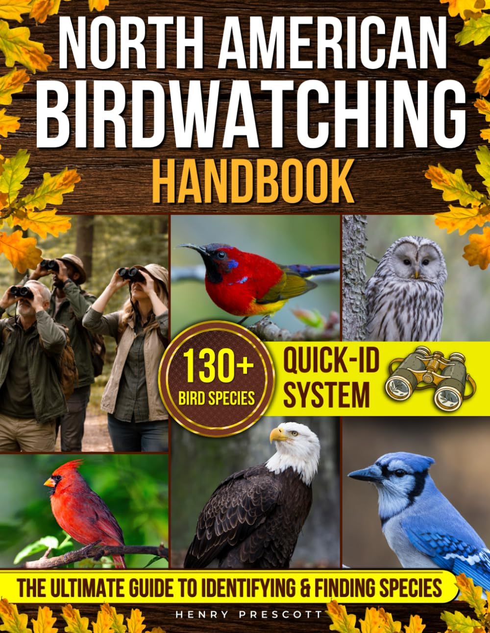 North American Birdwatching Handbook: The Illustrated Encyclopedia of North American Birds | Identify and Understand Species with Stunning Photos, Behavior Insights & Conservation Tips      Paperback – January 10, 2025