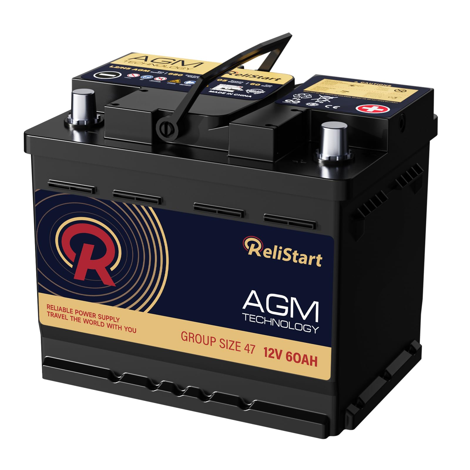 Relistart Group 47 AGM Battery