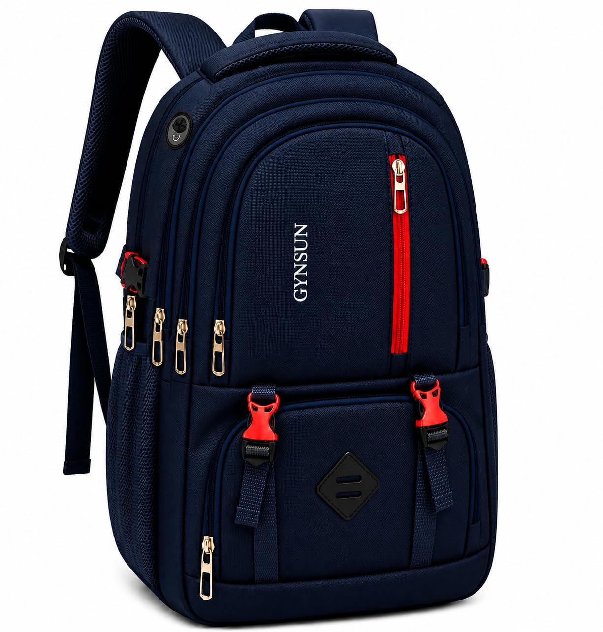 School Bag for Boys, College Mens Backpack, Large Size, 4 Compartment with Inside & Side Bottle Pockets Water Resistant, 18 Inch, 35 Liters Capacity-picture-21