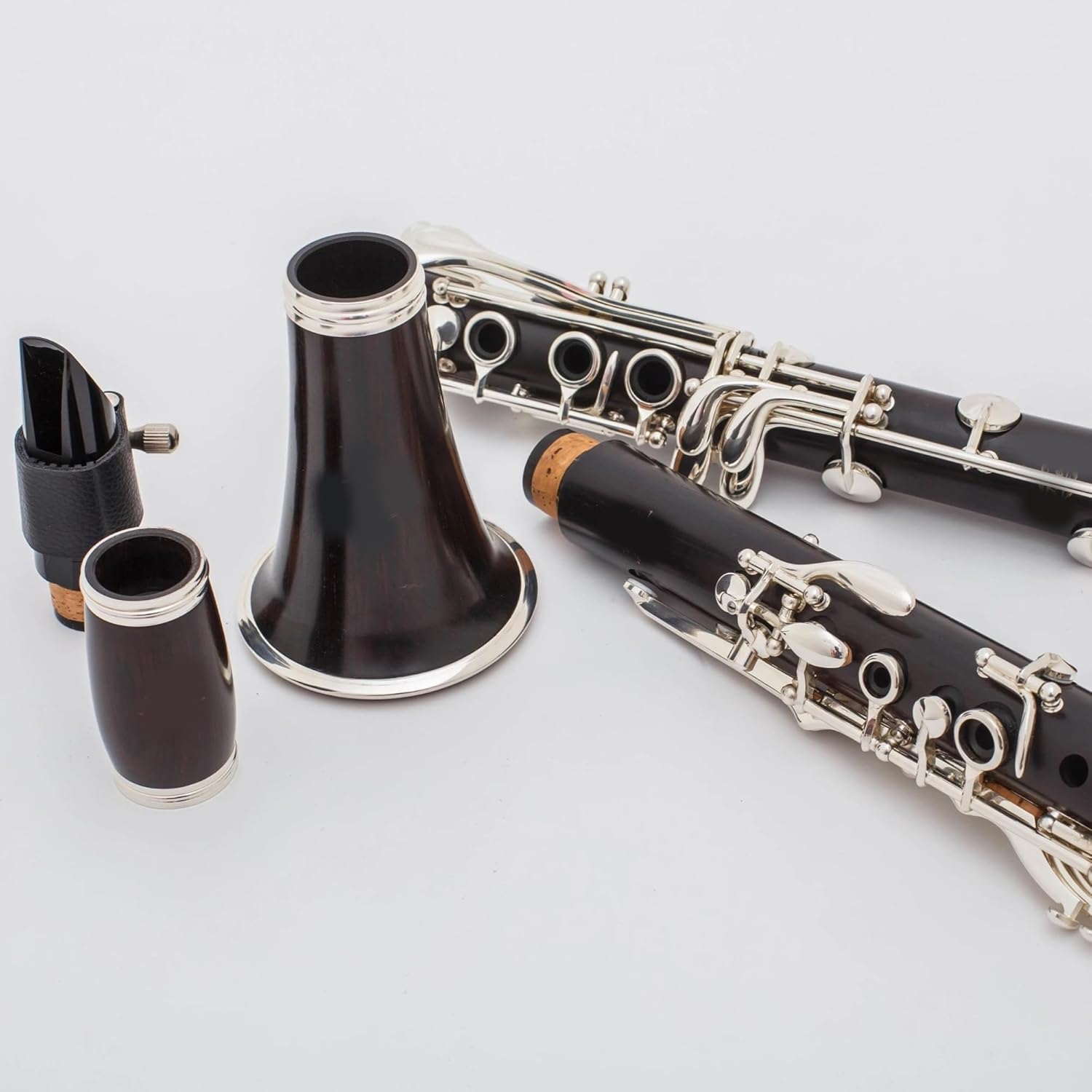 Bb clarinet ebony silver plated keys Clarinet