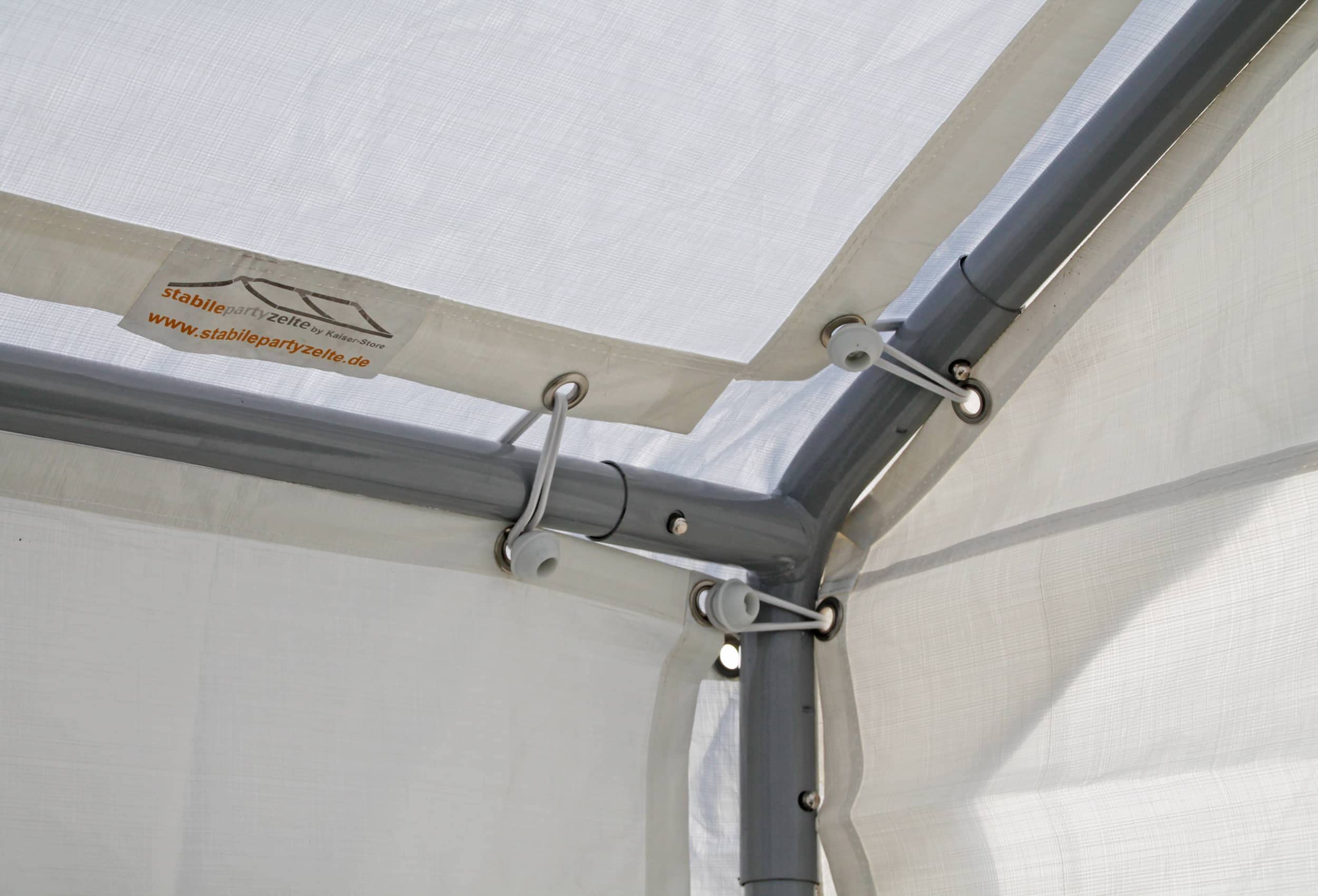 4x5m Partyzelt, Classic PRO PE GRAU