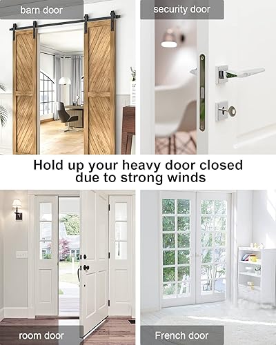 Miniatura 4 de Jiayi Paquete de 2 imanes magnéticos para puerta de armario, 90 libras, imán magnético para puerta, imán resistente para armario, dormitorio,