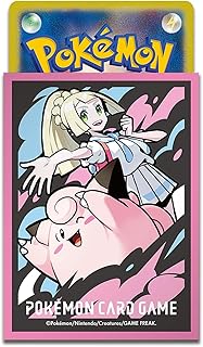 ポケモンセンターオリジナル ポケモンカードゲーム デッキシールド リーリエ＆ピッピ【ピンク】